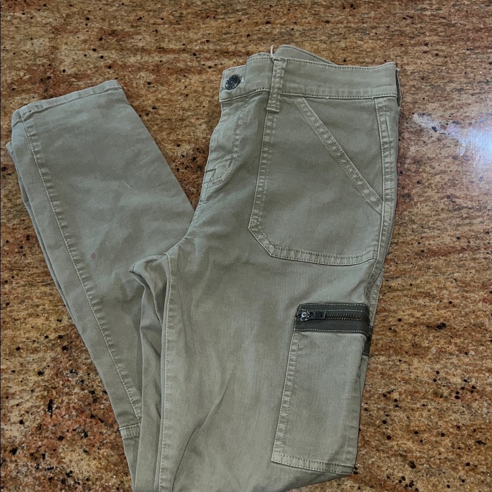 Madewell Olive Skinny Jeans